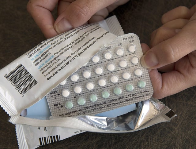 Birth control pills are shown in Sacramento, Calif., on Aug. 26, 2016. THE CANADIAN PRESS/AP-Rich Pedroncelli