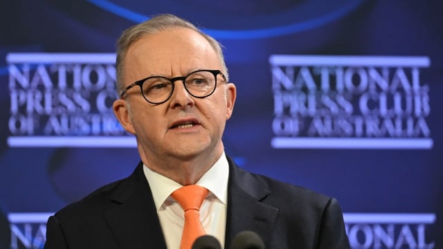 Prime Minister Anthony Albanese. (AAP Image/Dean Lewins)