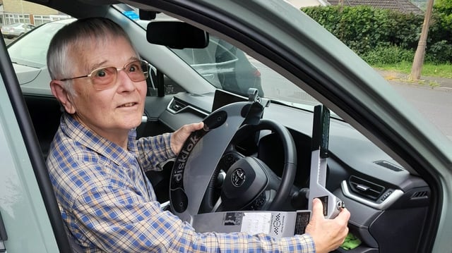 Clive Williamson said his Toyota RAV3 was stolen hours before a planned holiday to Scotland