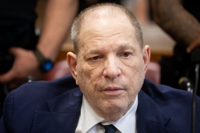 NEW YORK, NEW YORK - JUNE 10: Former film producer Harvey Weinstein appears in court for his retrial as the jury deliberates at Manhattan Criminal Court on June 10, 2025 in New York City. Harvey Weinstein faces a retrial on rape and sex assault charges for which a previous 2017 conviction was overturned by an appeals court that ruled the way witnesses were handled was unlawful. (Photo by Michael Nagle-Pool/Getty Images)