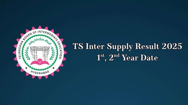 TS Inter Supply Result 2025 1st, 2nd Year Expected Date