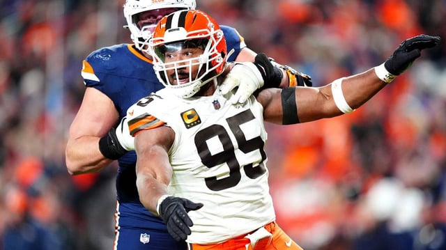 Cleveland Browns edge rusher Myles Garrett