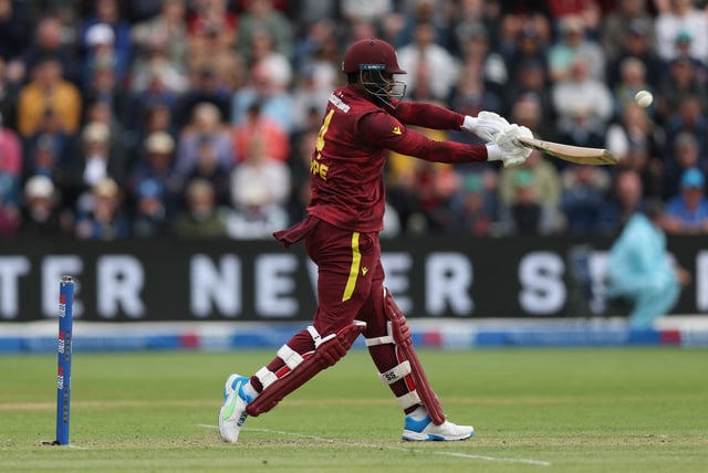 Cricket - Second One Day International - England v West Indies - Sophia Gardens, Cardiff, Wales, Britain - June 1, 2025 West Indies' Shai Hope in action Action Images via Reuters/Paul Childs/File Photo