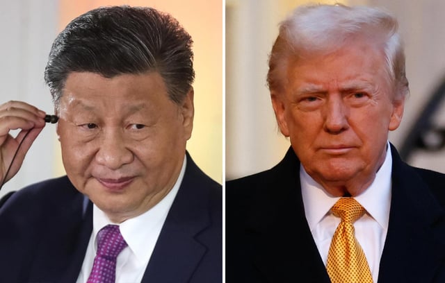 Xi Jinping y Donald Trump.