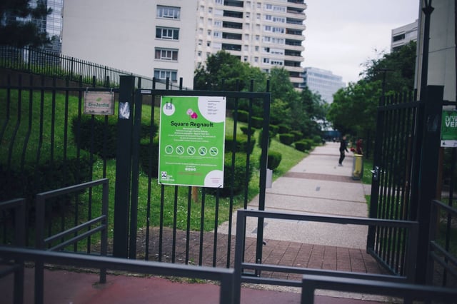 Le lieu où les faits sont survenus à Courbevoie, quatre jours plus tard, le 19 juin 2024.