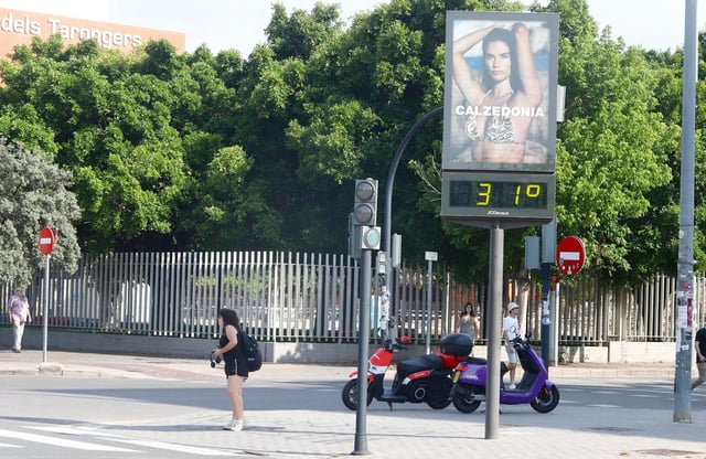 Termómetros por encima de los 30 grados ya en mayo