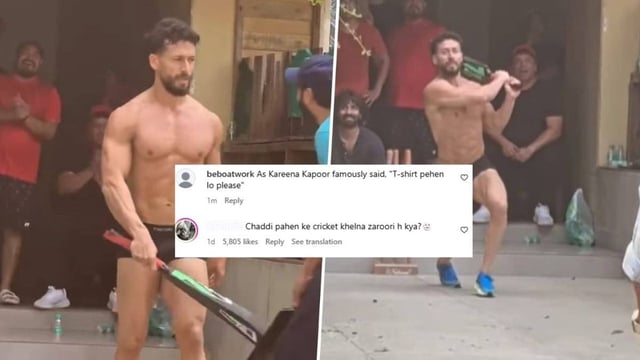 Tiger Shroff's video infuriates netizens | Image: Instagram 