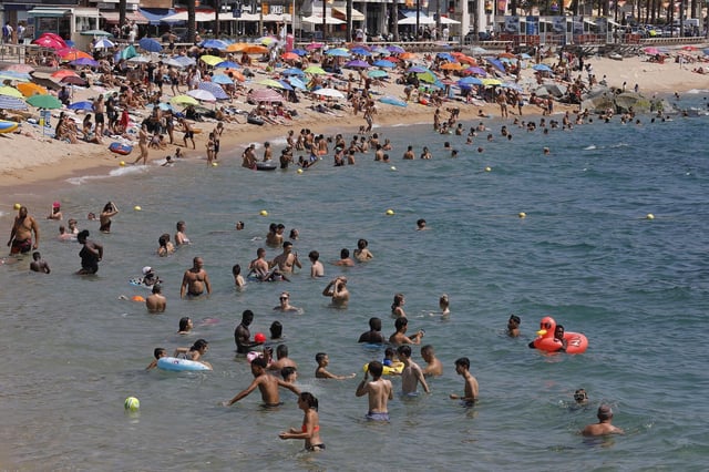 Platja de Lloret de Mar.