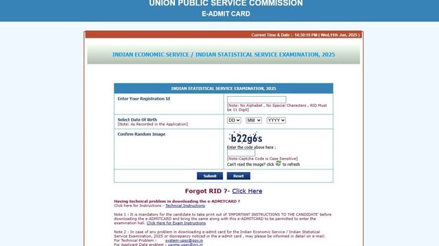 UPSC IES/ISS Admit Card 2025 Out at upsconline.gov.in, Direct Link to Download  | Image: File Photo