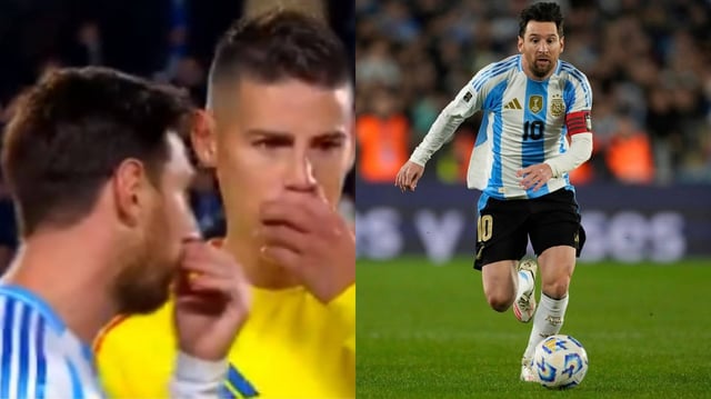 Lionel Messi James Rodriguez | Image: AP/X: @@TyCSports