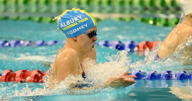 Albury swimmer Sienna Toohey has won two races at the Australian Swimming Trials at the age of 16. Picture by Delly Carr/Swimming Australia