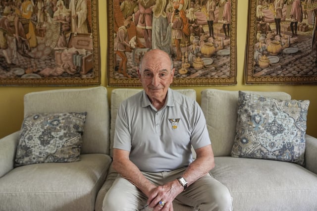 James McDonough poses for a portrait, Tuesday, June 10, 2025, in Crofton, Md. (AP Photo/Julia Demaree Nikhinson)