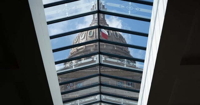 The Rotunda seen from the Capitol Extension in Austin on Aug. 11, 2021.