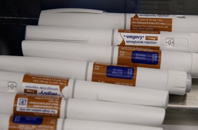 Wegovy pens are sorted at a packaging line at Novo Nordisk's facility in Hillerod, Denmark, March 8, 2024. REUTERS/Tom Little/File Photo