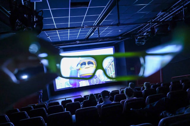 Blick in das 4-D-Kino von Betreiber Merlin Entertainments