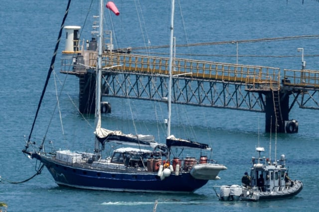 Israeli forces intercepted the Madleen sailboat and took it to the Israeli port of Ashdod