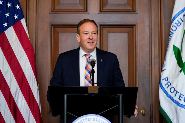 EPA Administrator Lee Zeldin at the EPA headquarters in Washington, D.C., U.S., February 18, 2025. REUTERS/Kent Nishimura/File Photo