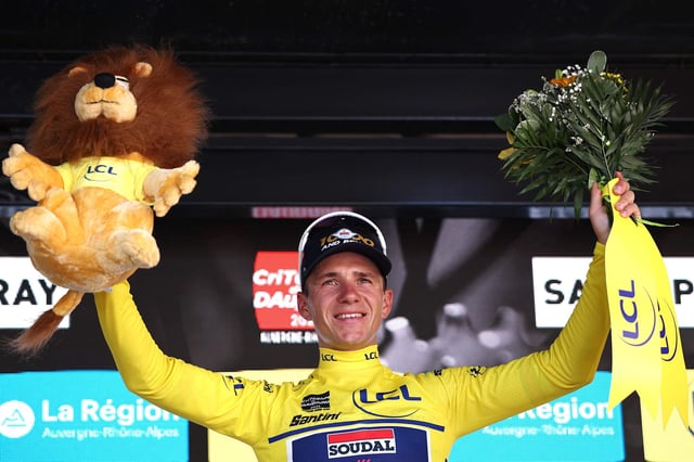 Fährt nun in Gelb bei der Dauphiné: Remco Evenepoel
