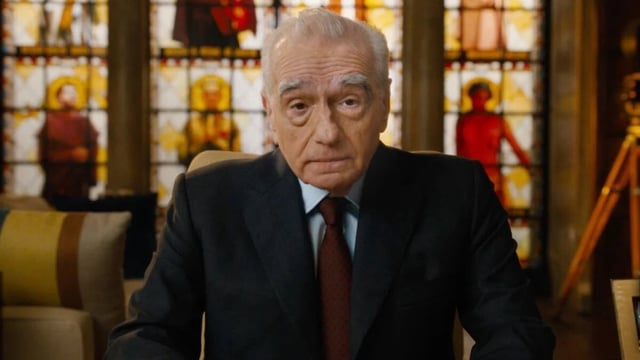 Executive producer Martin Scorsese hosts and narrates the docudrama series "The Saints." (Fox Nation)