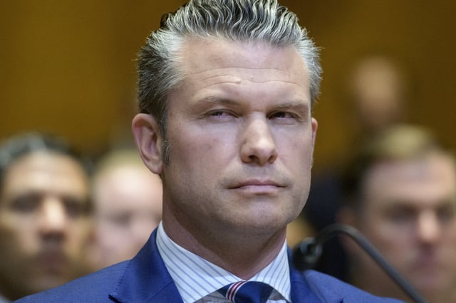 Secretary of Defense Pete Hegseth testifies during a Senate Committee on Appropriations subcommittee hearing to examine proposed budget estimates for fiscal year 2026 for the Department of Defense, on Capitol Hill, Wednesday, June 11, 2025, in Washington. (AP Photo/Rod Lamkey, Jr.)