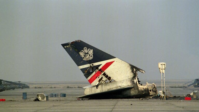 After the crew and passengers had disembarked, the aircraft was destroyed on the runway