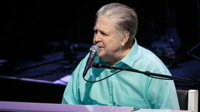 Brian Wilson en concert, en 2017.