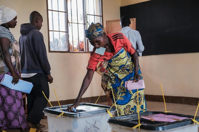Opposition parties denounced the vote as a sham and claimed there was 'major fraud' everywhere