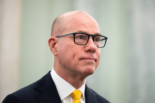 Bryan Bedford, nominee to be Administrator of the Federal Aviation Administration, testifies during his confirmation hearing in the Senate Commerce, Science, and Transportation Committee in the Russell Senate Office Building on Wednesday, June 11, 2025.