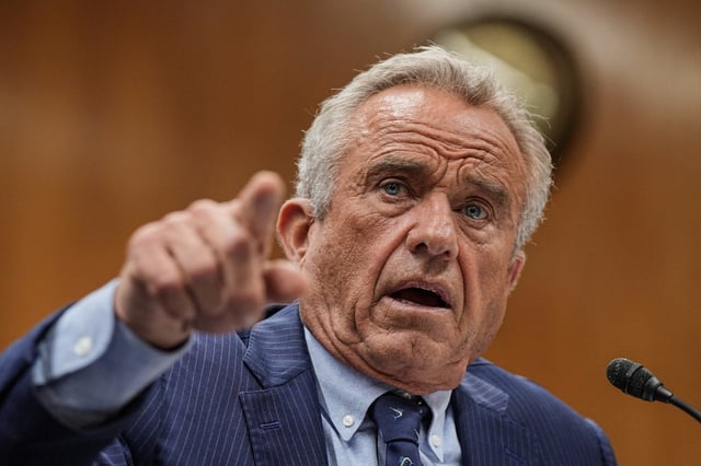 U.S. Health and Human Services (HHS) Secretary Robert F. Kennedy Jr. testifies before the Senate Committee on Appropriations hearing on the Department of Health and Human Services budget, on Capitol Hill in Washington, D.C., U.S., May 20, 2025. REUTERS/Ken Cedeno/File Photo