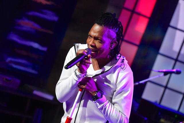 NASHVILLE, TENNESSEE - SEPTEMBER 13: Michael Tait of Newsboys perform during filming of "Candace" on September 13, 2021 in Nashville, Tennessee. The show will air on Tuesday, September 14th. (Photo by Jason Davis/Getty Images)