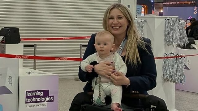 Davina Schonle, founder and CEO of Humanvantage AI, was refused entry to London Tech Week for bringing her daughter