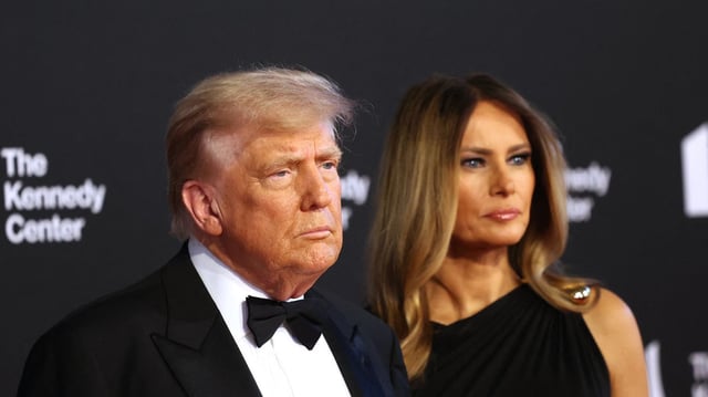 President Trump and first lady Melania Trump at The Kennedy Center. Photo: Alex Wroblewski/AFP via Getty Images