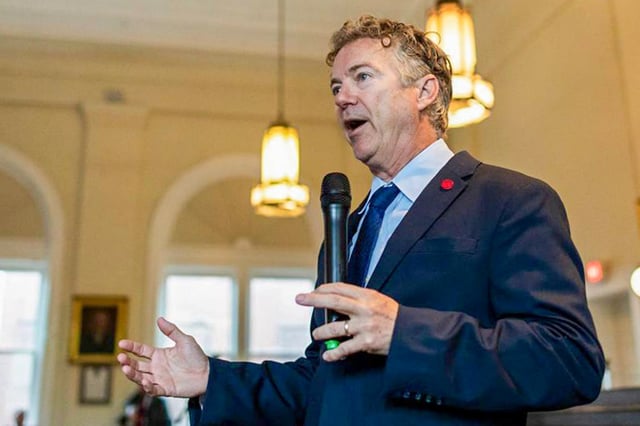 Rand Paul in Stanford, Ky., on May 5, 2021.