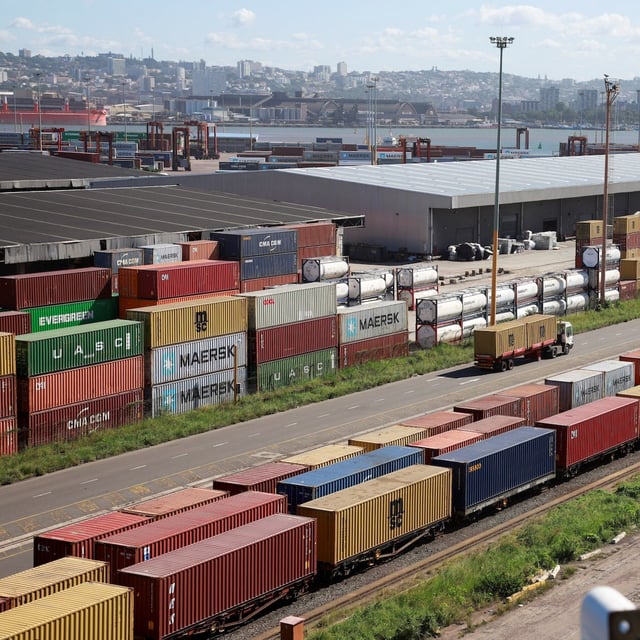 The Container Terminal in Durban, South Africa. China is trying to attract trade with African nations by offering no tariffs on imports from nearly every country in the continent.