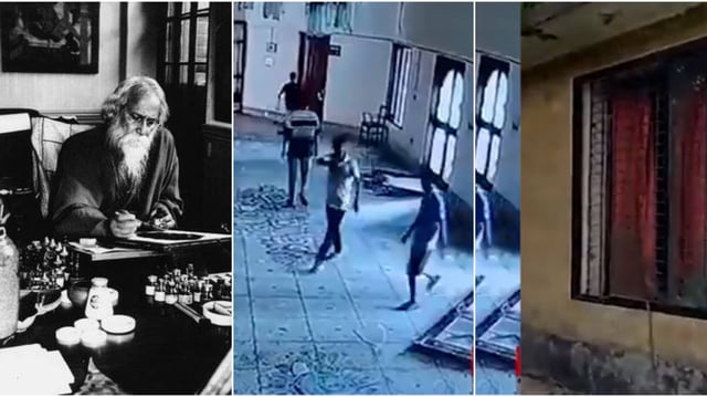 Mob Vandalises Rabindranath Tagore’s Ancestral Home Over Parking Dispute | Image: X