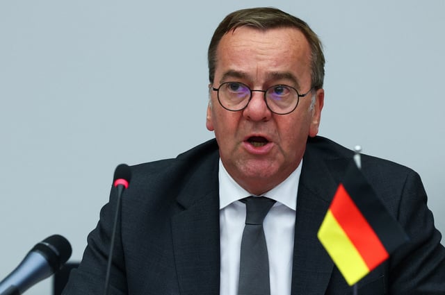 German Defence Minister Boris Pistorius attends a meeting of the Ukraine Defense Contact Group, as a part of a NATO Defence Ministers' meeting at the Alliance's headquarters in Brussels, Belgium June 4, 2025. REUTERS/Yves Herman/File Photo