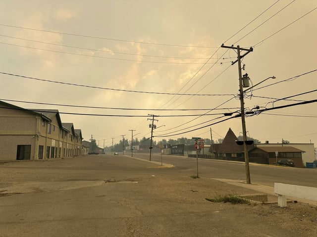 A view of La Ronge, Sask., is seen in this handout photo on Tuesday, June 3, 2025. THE CANADIAN PRESS/HO-Facebook/Derek Cornet *MANDATORY CREDIT*