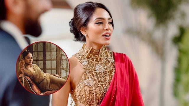 Sobhita red saree look | Image: X