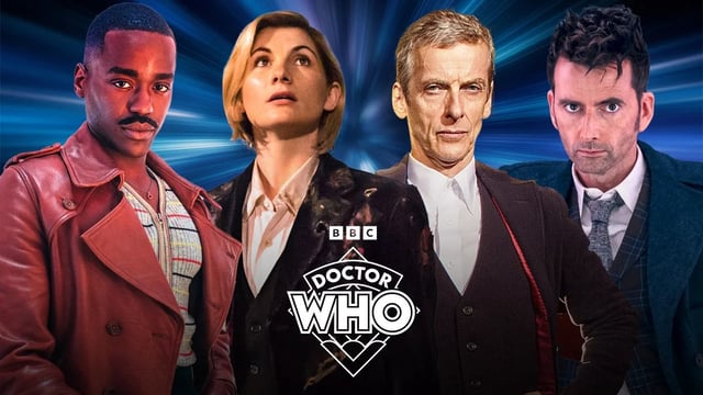 Doctor Who actors Ncuti Gatwa, Jodie Whittaker, Peter Capaldi and David Tennant (CREDIT: BBC)