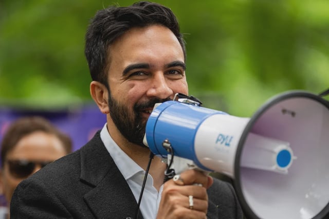 Assembly member Zohran Mamdani's mayoral campaign platform centers on raising taxes for the wealthy.