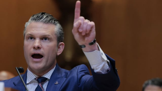 U.S. Defense Secretary Pete Hegseth testifies during a hearing before the Senate Appropriations Committee in the Dirksen Senate Office Building on June 11, 2025 in Washington, DC. Photo/Anna Moneymaker/Getty Images