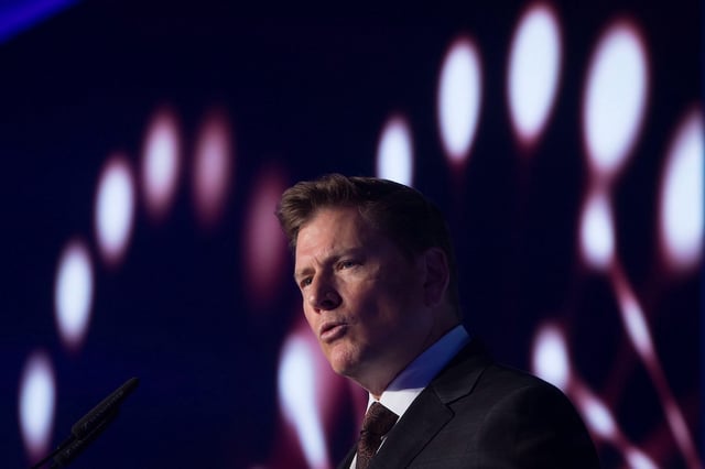 Telus CEO Darren Entwistle in Vancouver in October 2015. The Canadian Press/Darryl Dyck