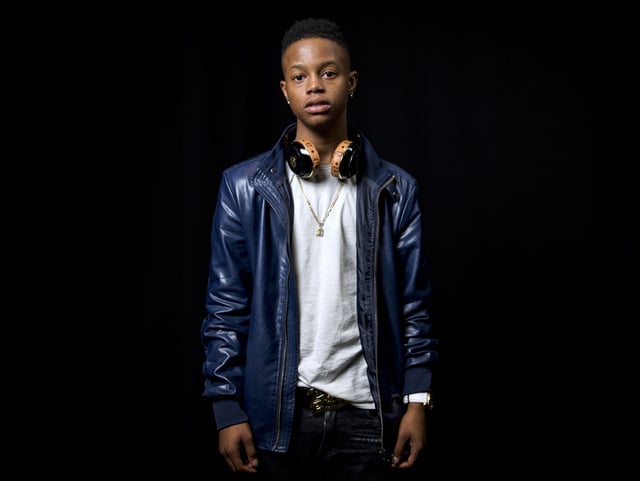 Rapper Silento poses for a portrait in New York, July 21, 2015.