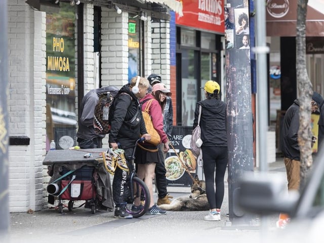  Granville street June 12: Business owners agree that supportive housing needs better management on the street.