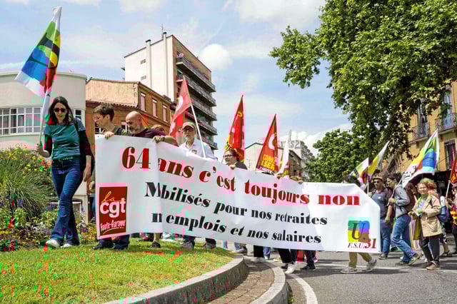 Manifestation à Toulouse le 5 juin 2025. 
