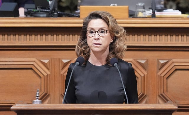 Carola Veit (SPD) in der Hamburgischen Bürgerschaft.