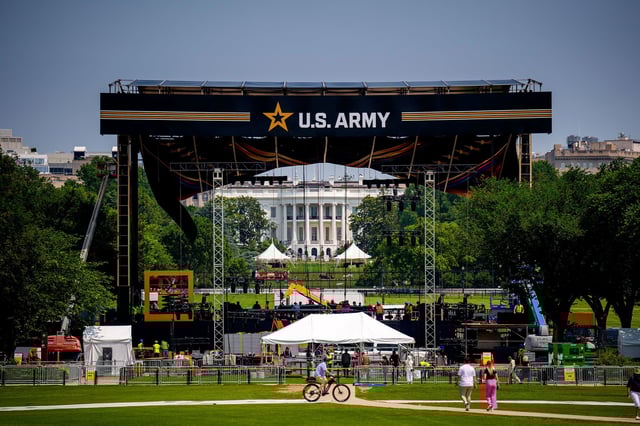 Preparations are underway for the Army's 250th anniversary parade scheduled for Saturday in Washington, DC.