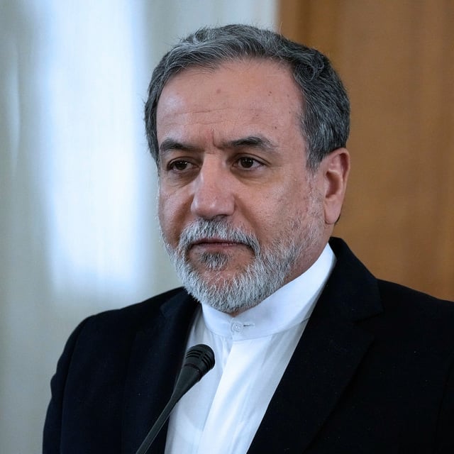 Irans Außenminister Abbas Araghtschi (Archivbild)