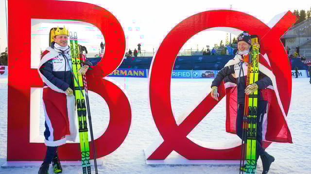 Die Bö-Brüder Johannes Thingnes und Tarjei (l.)
