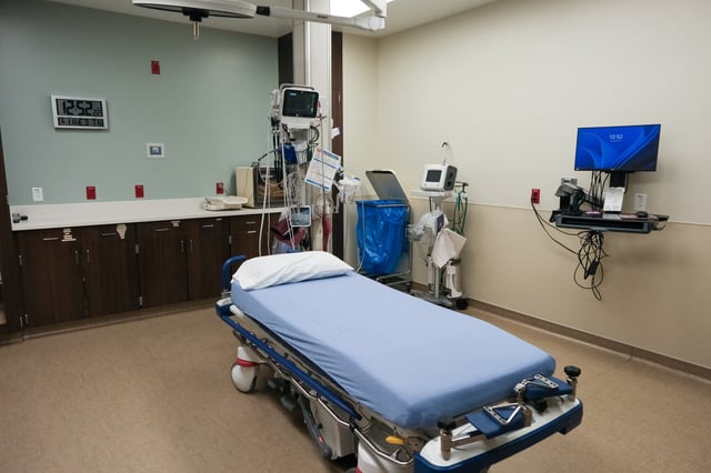 A view shows an emergency room in Holton Community Hospital in Holton, Kansas, U.S., June 11, 2025.    REUTERS/Arin Yoon